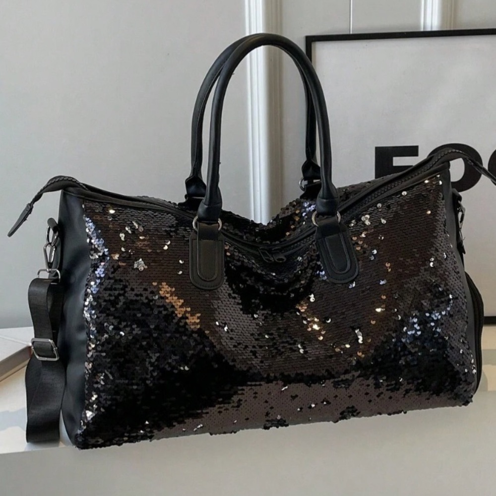 🆕 Sequin Travel Duffel Bag